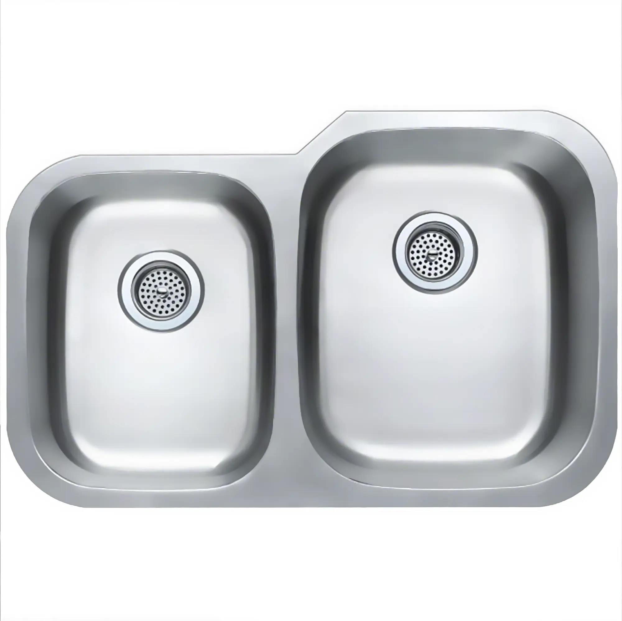 18 Ga Double 4060 3120S Undermount Sink