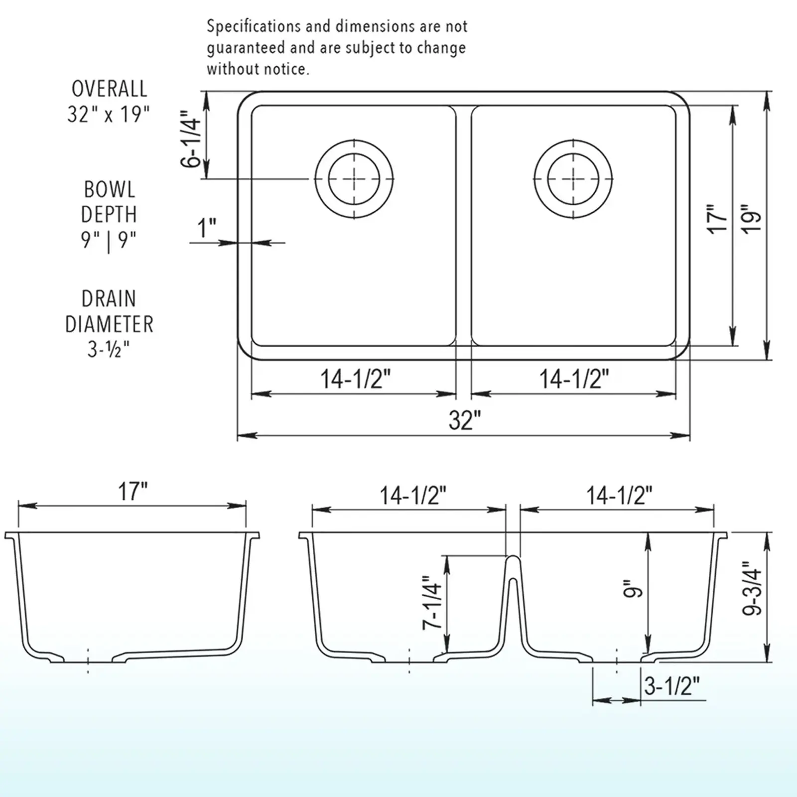 Quartz Composite Double Bowl - Image 7
