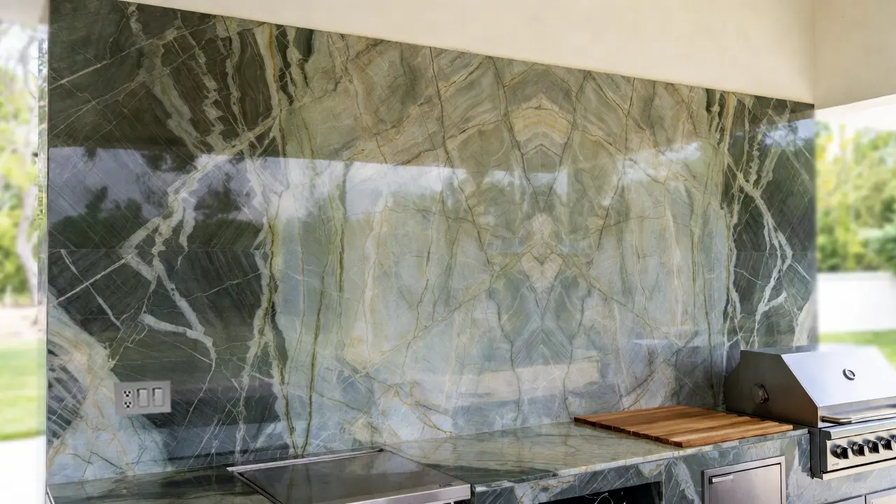 PSD-Bookmatching Outdoor Kitchen Wall